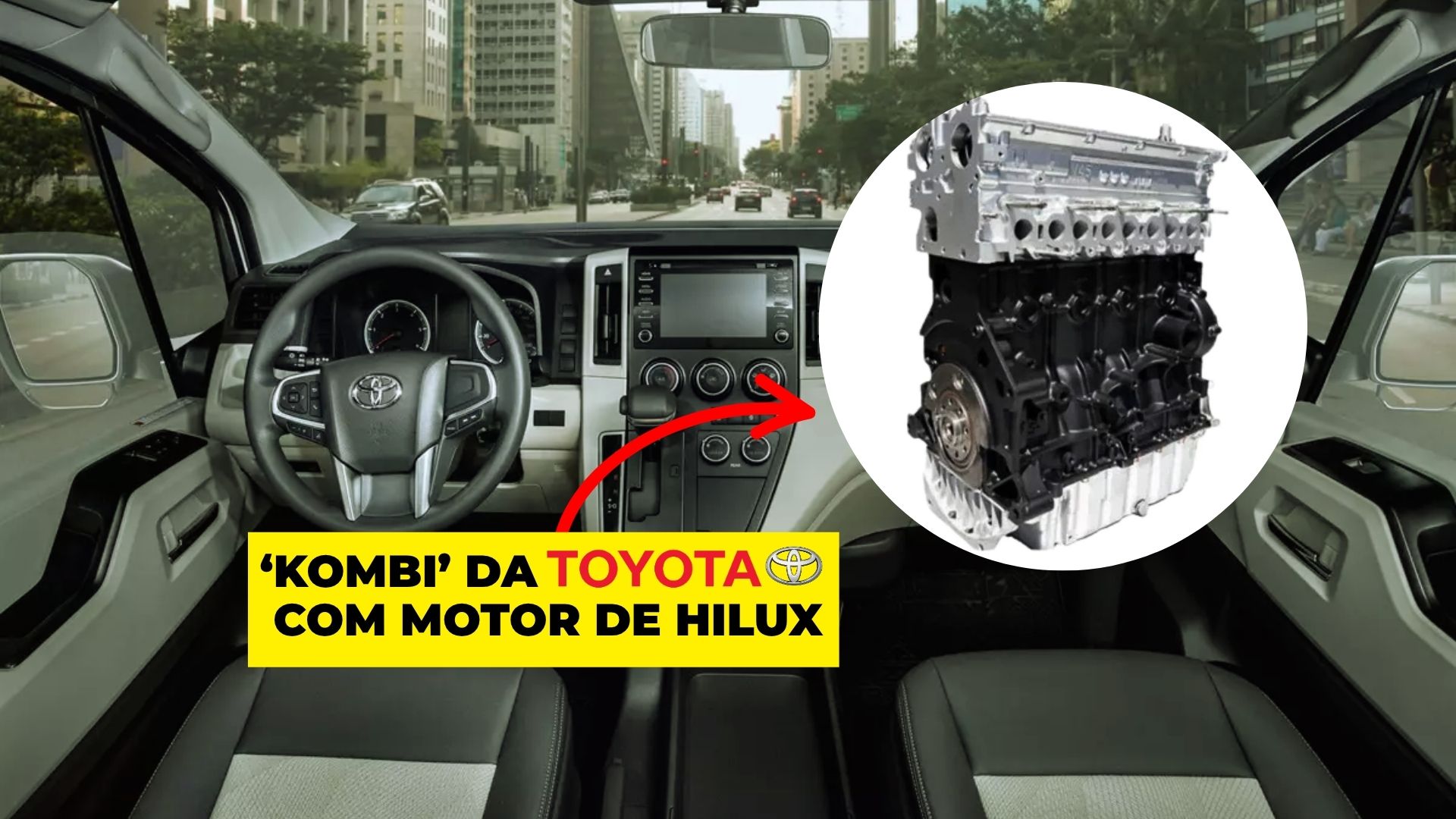 Toyota Hiace chega ao Brasil em 2025 com motor da Hilux e até 14 lugares, ampliando opções no mercado de vans e transporte de passageiros.