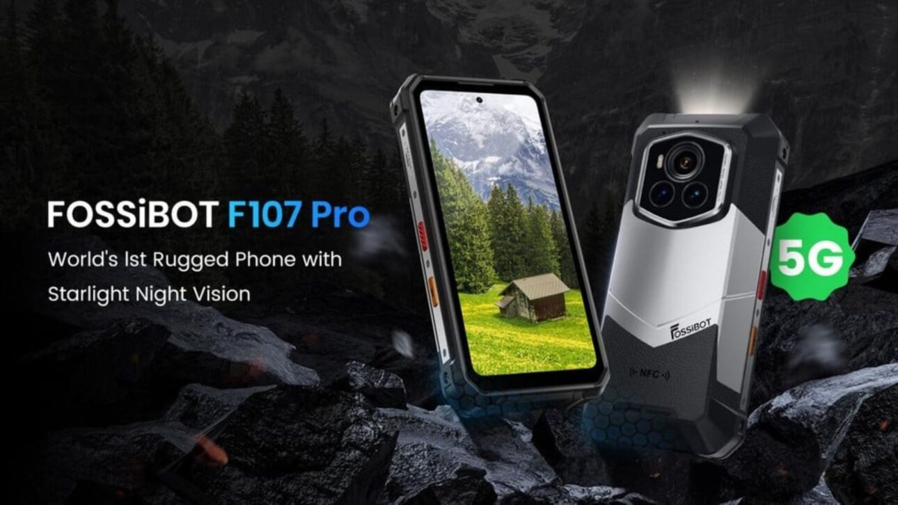 FOSSiBOT F107 Pro une resistência militar, visão noturna colorida e bateria colossal em um smartphone robusto, ideal para aventuras e uso intenso.