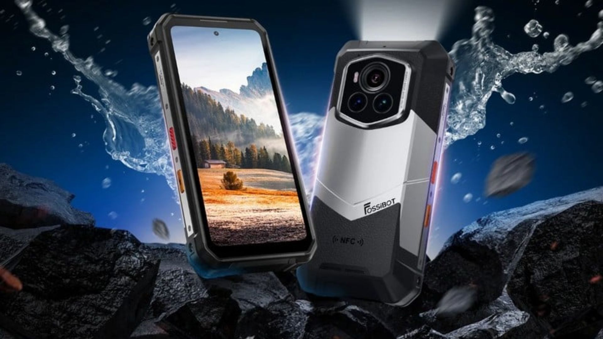 FOSSiBOT F107 Pro une resistência militar, visão noturna colorida e bateria colossal em um smartphone robusto, ideal para aventuras e uso intenso.