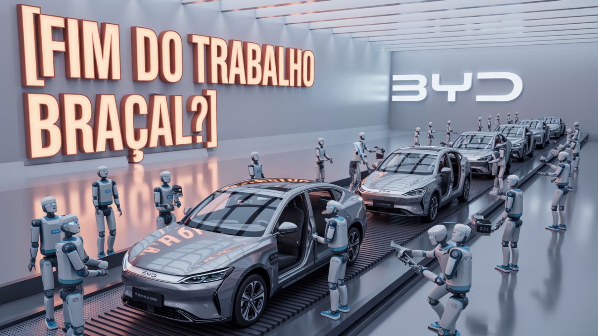 Robô humanoide Walker S2 opera 24h, troca a própria bateria sozinho e já está nas fábricas da BYD, mudando a automação industrial na China.
