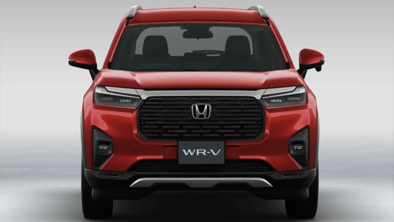 Destaque para a dianteira do Honda WR-V 2026, que reforça o estilo aventureiro do SUV compacto da Honda. (Imagem: divulgação)