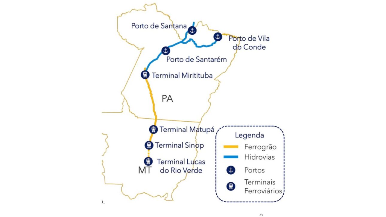 Ferrogrão: nova ferrovia de 933 km promete revolucionar a logística agrícola, reduzir custos e emissões, e evitar áreas indígenas. Confira detalhes.