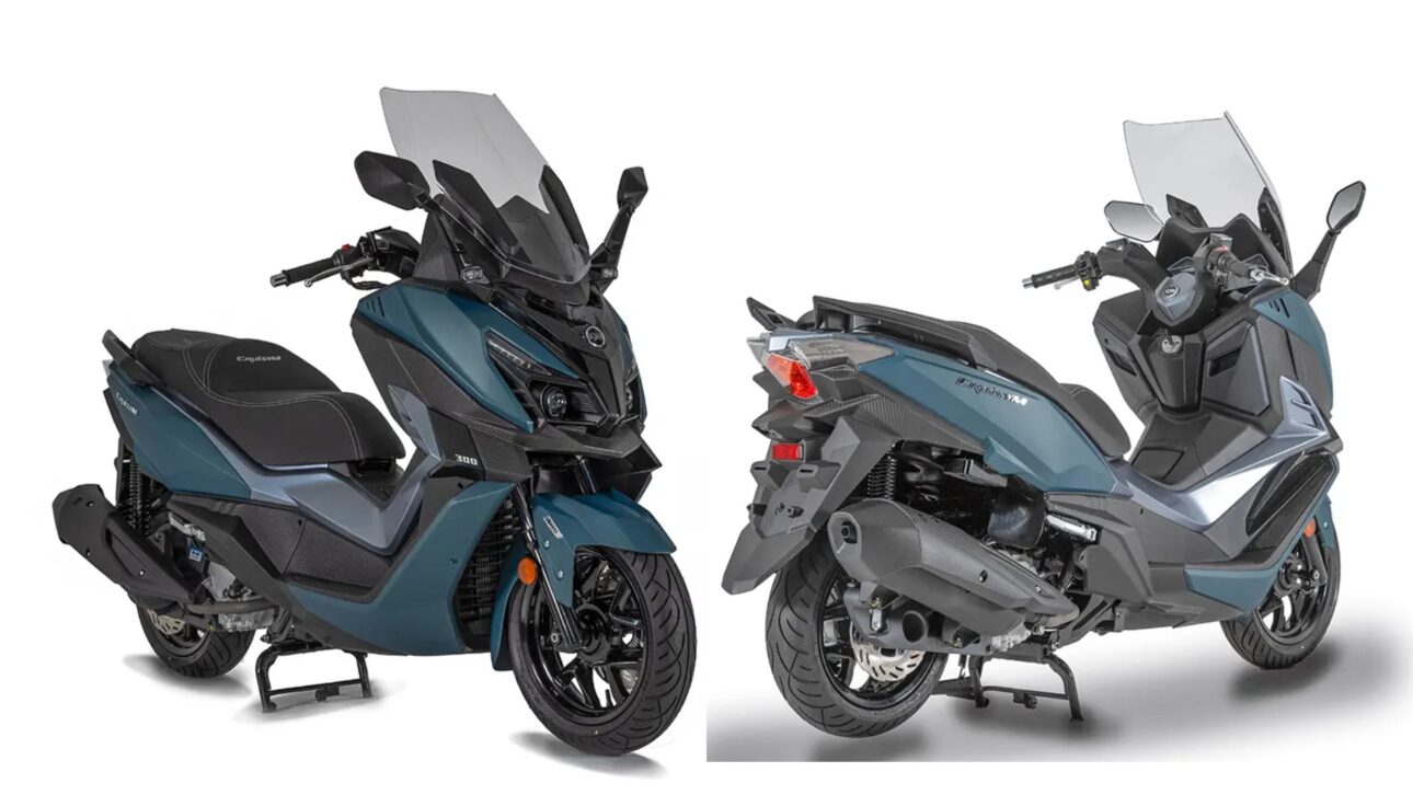 Conheça a Dafra Cruisym 300 2025: scooter com motor de 26 cv, autonomia de 324 km, freios ABS, emplacamento total e frete grátis.
