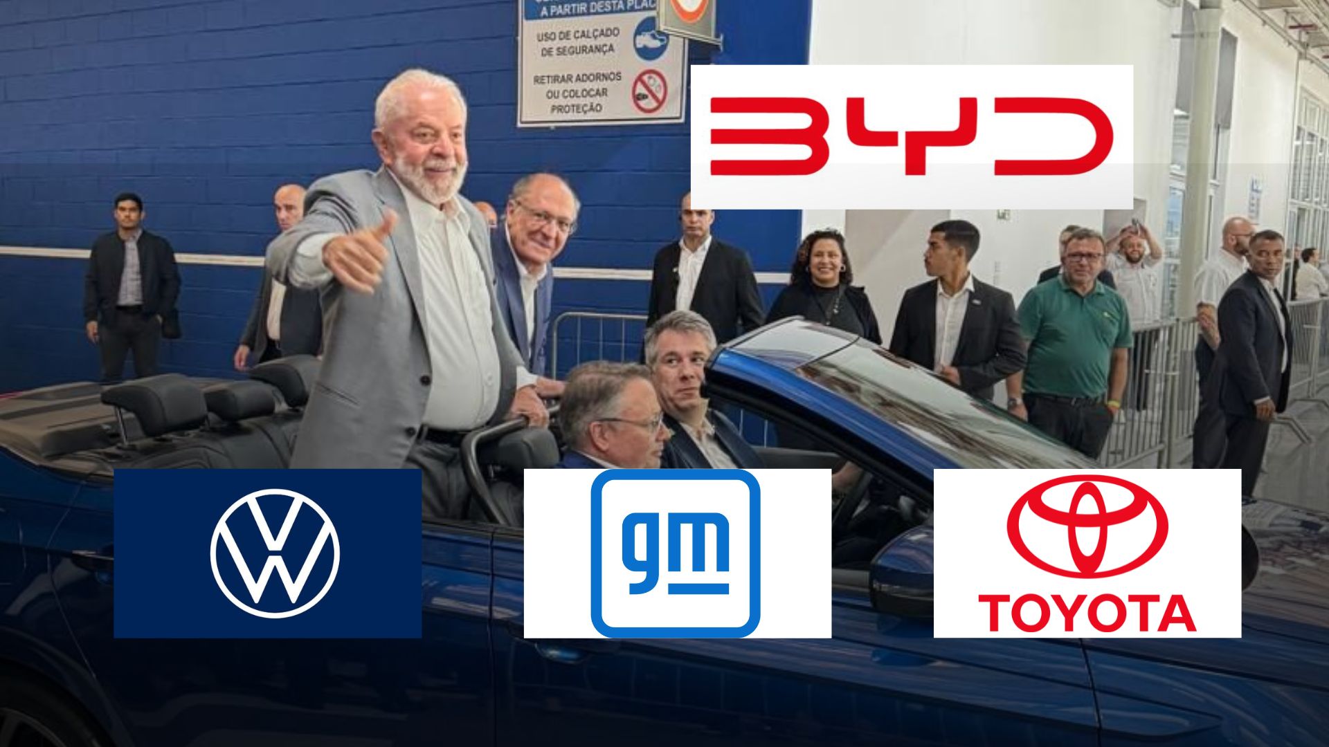 Governo avalia mudanças em acordos com montadoras como Toyota, Volkswagen e GM, enquanto BYD pode ser beneficiada. Entenda o impacto.