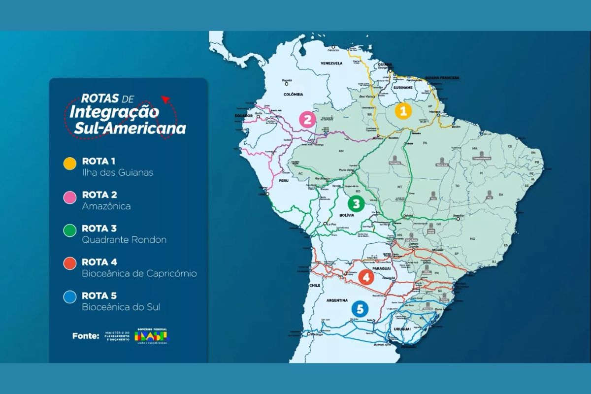 Com 190 obras, Brasil mira a Ásia por terra e água: entenda as Rotas de Integração Sul-Americana