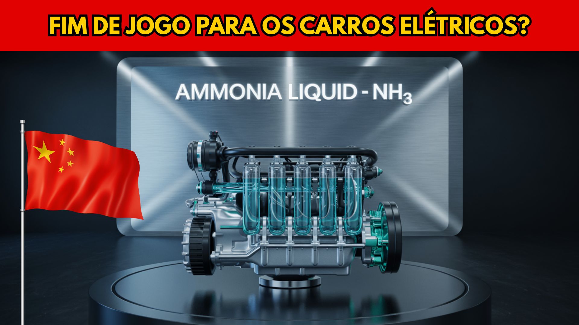 Nada de gasolina ou bateria - nova tecnologia da China aposta em motor movido a amônia líquida para superar carros elétricos
