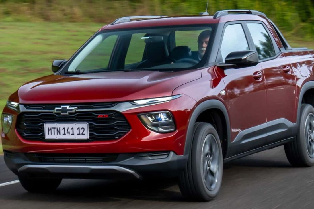Nova Chevrolet Montana 2026 é lançada com até seis airbags, turbo flex e até 13,7 km/l com gasolina