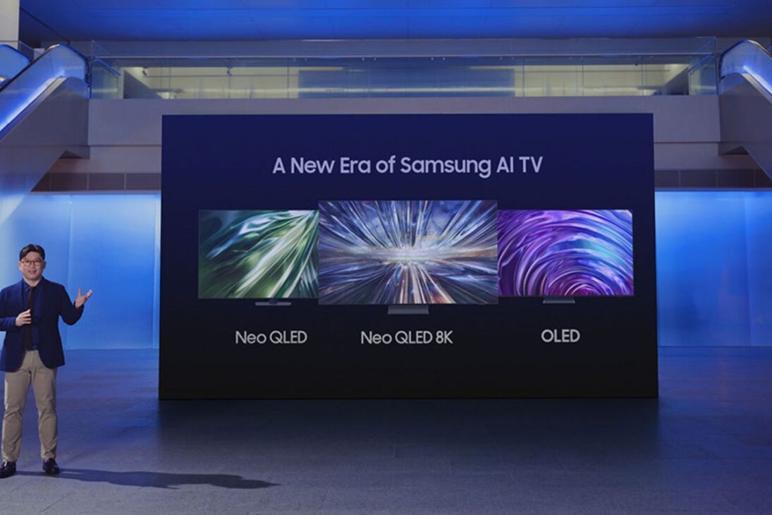 Nova linha Samsung AI TV traz chip 14x mais rápido e recursos de upscaling para 8K e automação doméstica