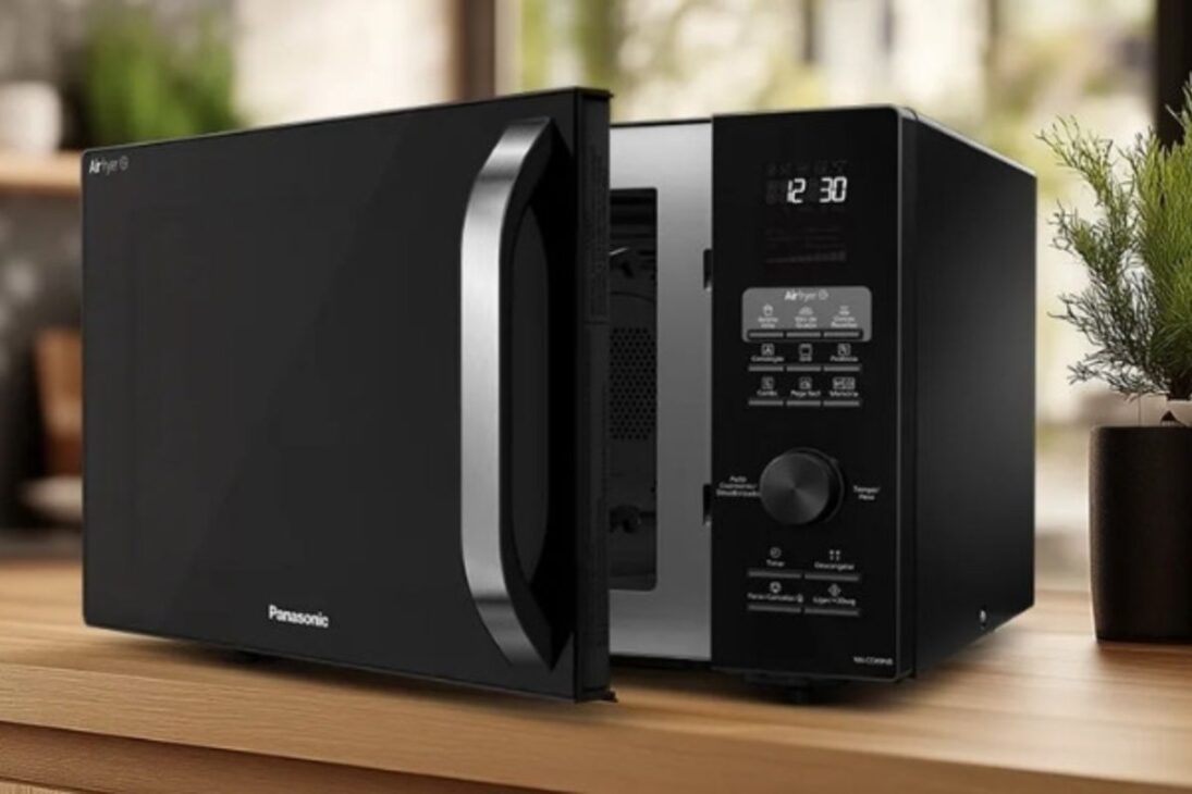 Panasonic, Brastemp e Cuisinart lançam micro-ondas com air fryer que economizam espaço e tempo