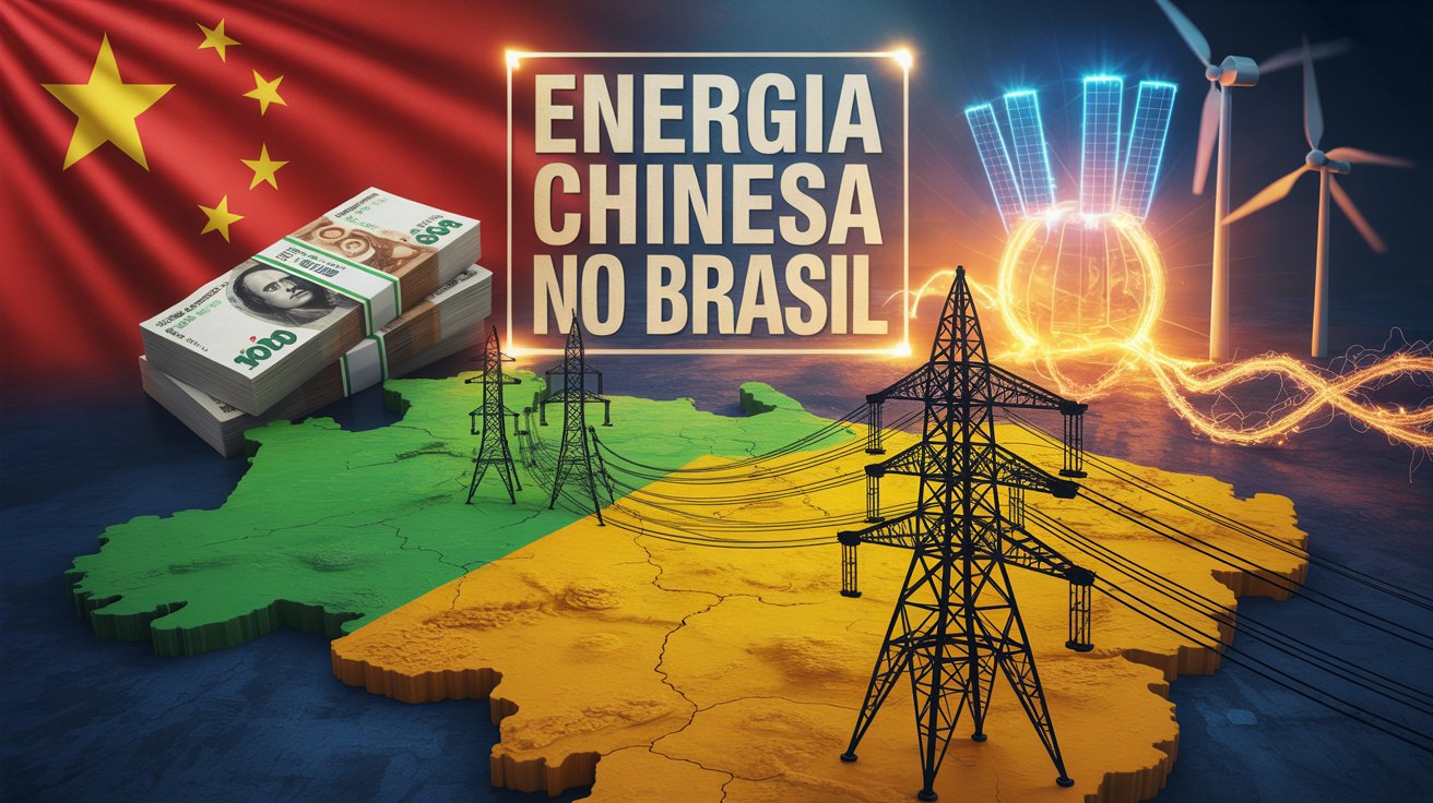 China investe R$ 23 bilhões em projeto para levar energia renovável do Nordeste ao Centro-Oeste, beneficiando 12 milhões de pessoas.