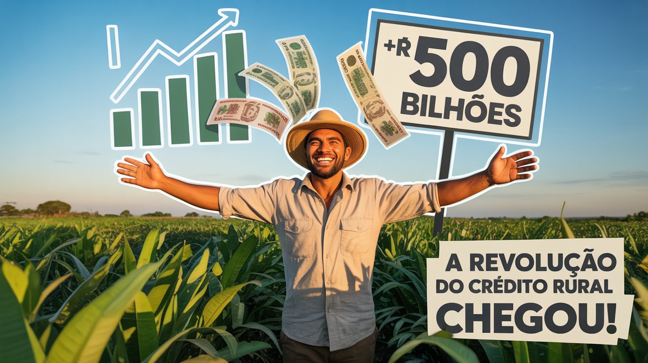 Plano Safra 2024/2025 traz crédito rural recorde, juros de até 12% e foco em pequenos produtores, sustentabilidade e apoio à agricultura familiar.