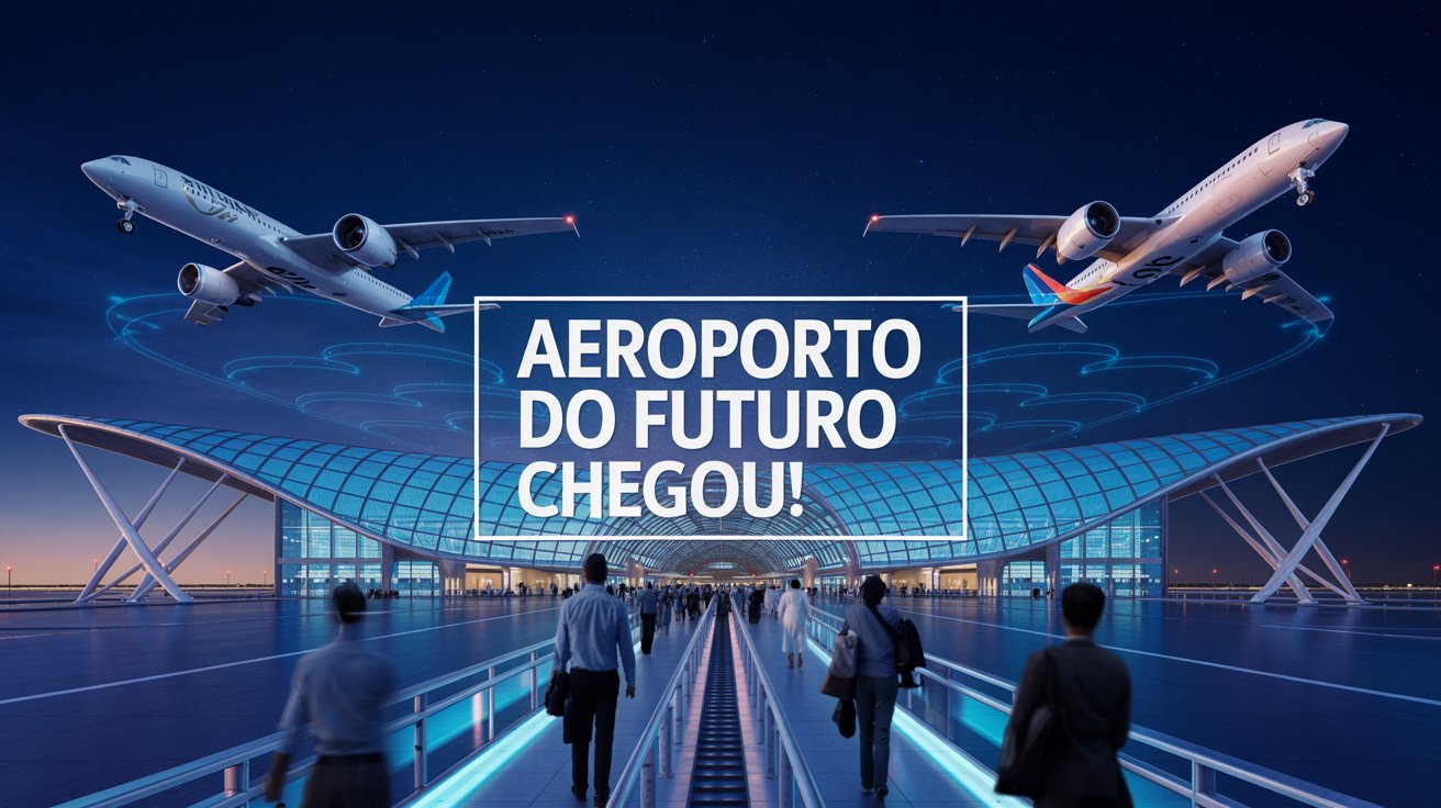 Descubra como o Terminal A de Abu Dhabi revoluciona a aviação com biometria e sustentabilidade, tornando-se o novo gigante aeroportuário.
