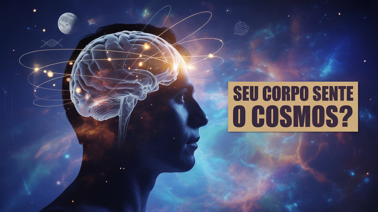 Descubra como o universo influencia o corpo humano e o cérebro, dos ciclos celestes à poeira das estrelas, segundo a ciência mais atual.