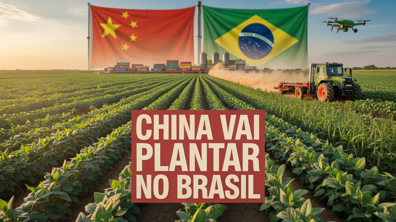 China inicia produção de soja e milho no Brasil em parceria com o agronegócio nacional. Entenda impactos, investimentos e avanços sustentáveis.