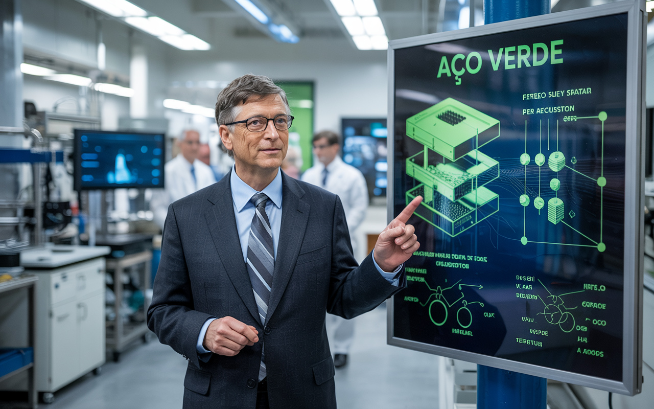 'Aço verde barato' financiado por Bill Gates pode decretar o fim do carvão nas siderúrgicas — e já deu certo nos testes!