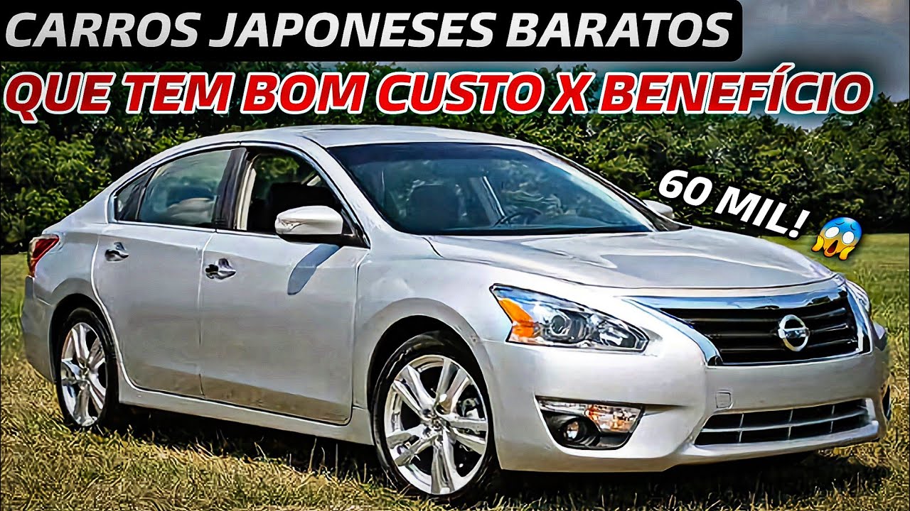 7 carros automáticos japoneses usados para fugir de dor de cabeça em 2025 — confiabilidade de sobra por até R$ 60 mil