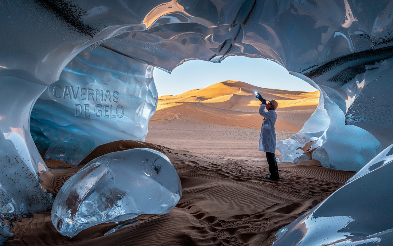 Parece impossível, mas existe: cavernas de gelo em desertos quentes desafiam a lógica e intrigam cientistas há décadas