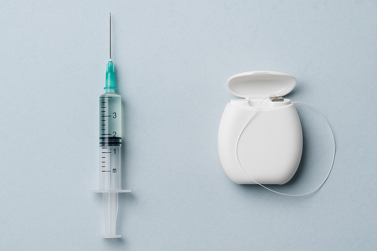 Vacina, Fio dental, Injeção