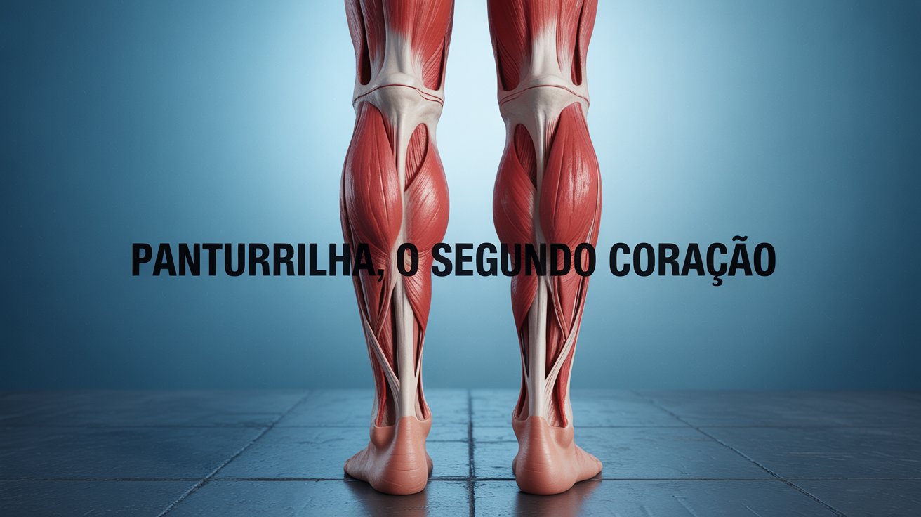 Anatomia do músculo sóleo com veias internas destacadas e função circulatória.