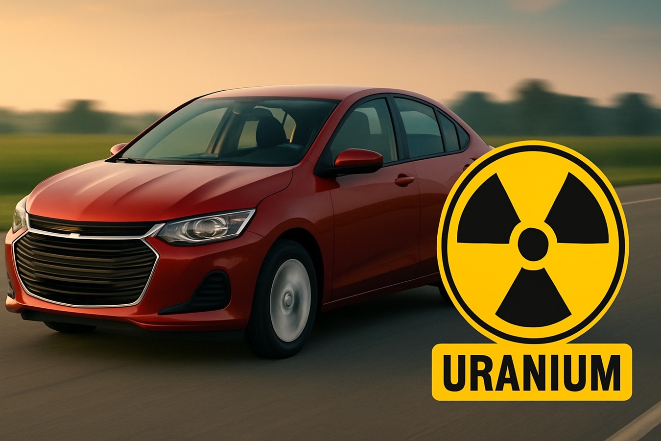urânio, gasolina
