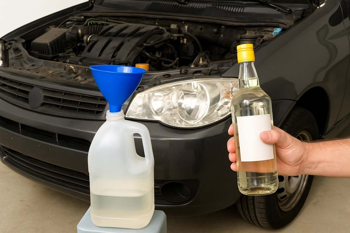 Carro flex, cachaça