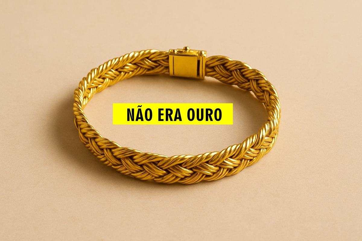 pulseira de ouro