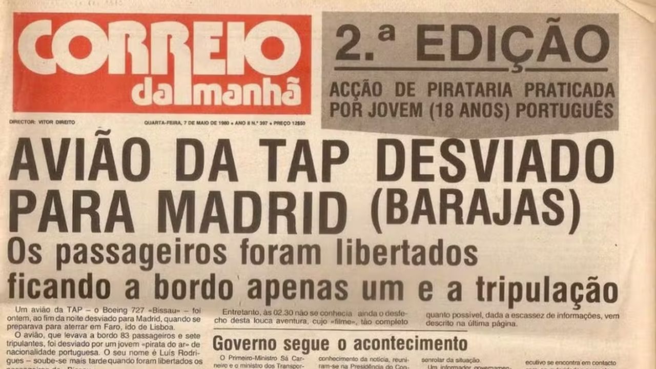 Conheça a história do voo TAP 131, onde um adolescente sequestrou um avião e, anos depois, fez amizade com o piloto!