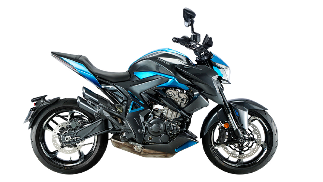 Com 41 cv de potência, painel TFT colorido, iluminação Full LED e sistema keyless avançado, a Zontes R350 promete revolucionar a categoria Streetfighter com tecnologia, conforto e segurança. Fonte: Zontes Motos