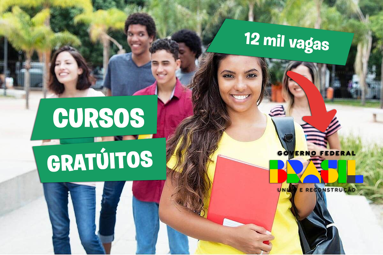 12 mil vagas de cursos 100% online e gratuitos para jovens do CadÚnico em áreas como Inteligência Artificial, Marketing Digital, Administração, Empreendedorismo e muitas outras