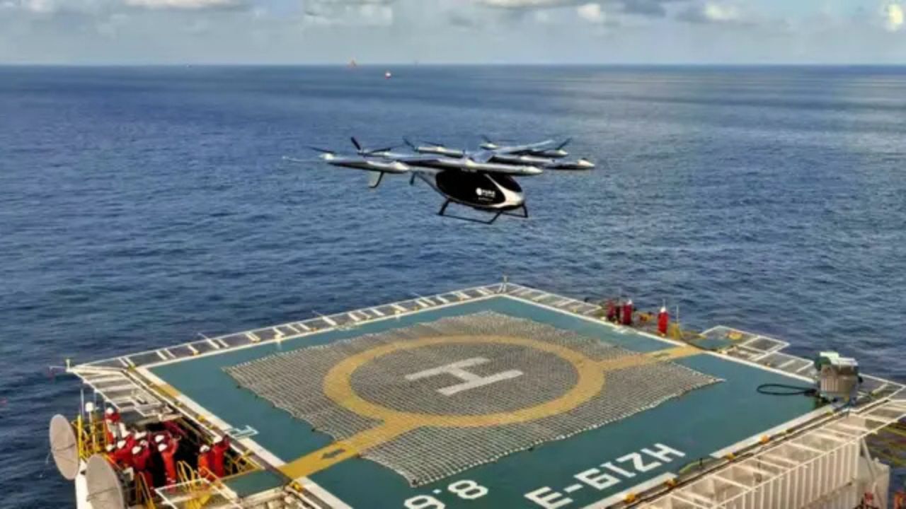 A incrível aeronave elétrica que cortou uma viagem de 10 horas para menos de 60 minutos