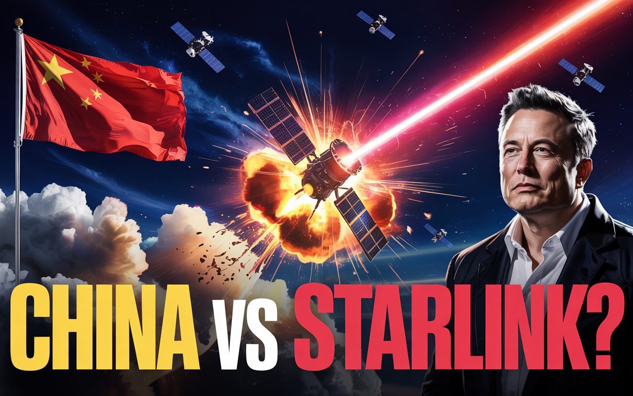 Ameaça à Starlink? Cientistas chineses estudam formas de destruir satélites de Elon Musk em caso de conflito