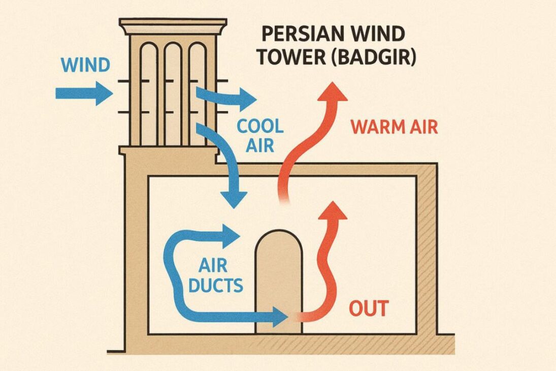 Ar-condicionado de 2.000 anos reduz até 10 °C sem gastar energia