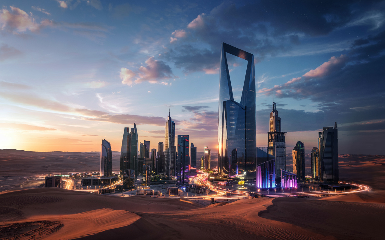 Arábia Saudita investe mais de US$ 1 trilhão, ergue cidades futuristas no deserto e tenta se libertar do petróleo antes de 2030