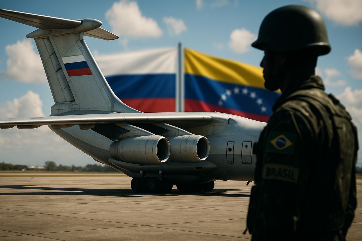 Avião russo que pousou no Brasil aumenta suspeitas de uso logístico estratégico, deixando o país vulnerável em disputas globais de poder