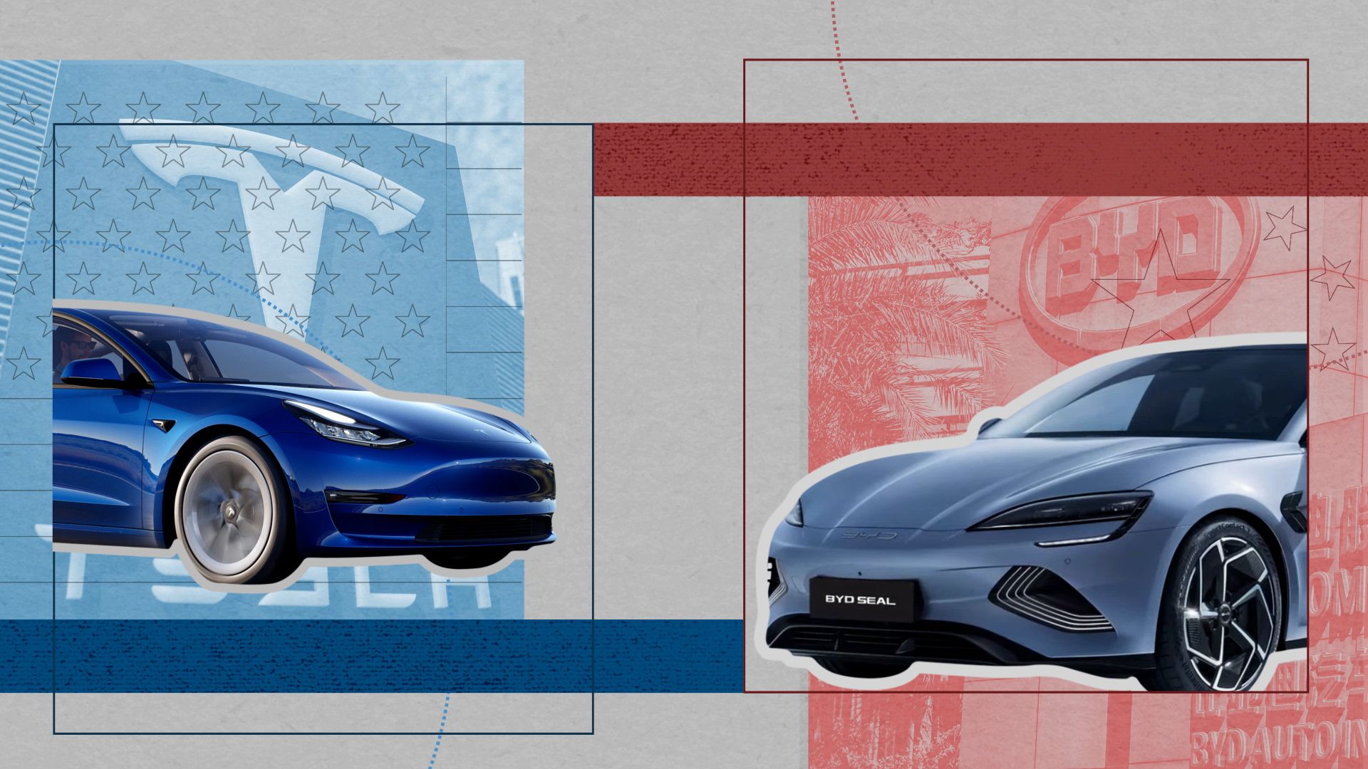 As vendas da Tesla despencam na Europa, enquanto as da BYD quintuplicam. Entenda a nova e intensa disputa por carros elétricos no continente.