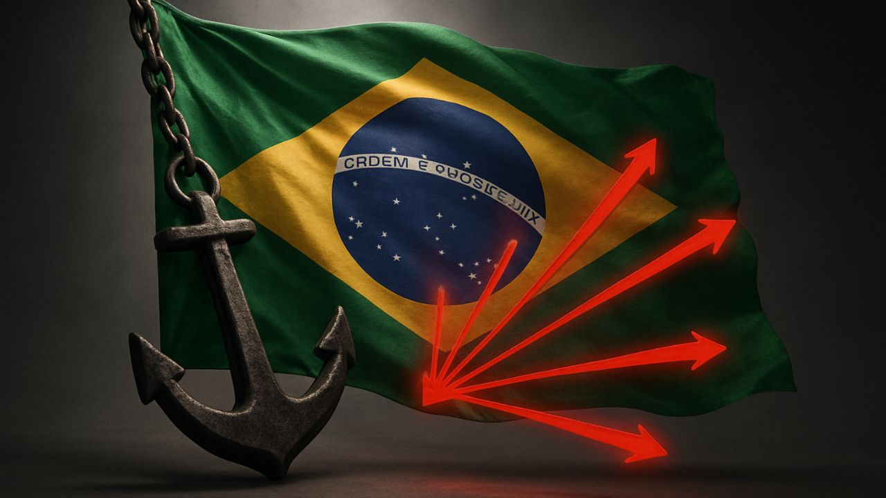Banco Central acende o alerta: dívida externa do Brasil chega a R$1,9 trilhão e o país já registra uma fuga de US$1,8 bilhão em agosto