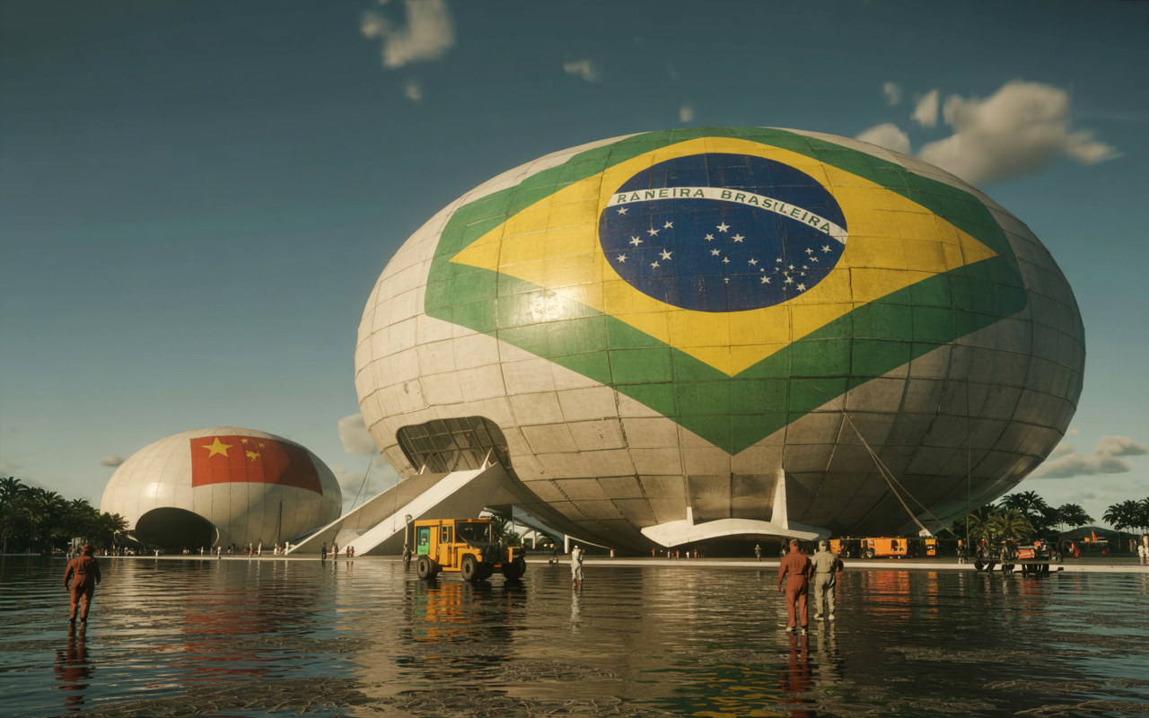 Brasil constrói domo inflável gigante 4 vezes maior que o da China e surpreende pelo tamanho e tecnologia
