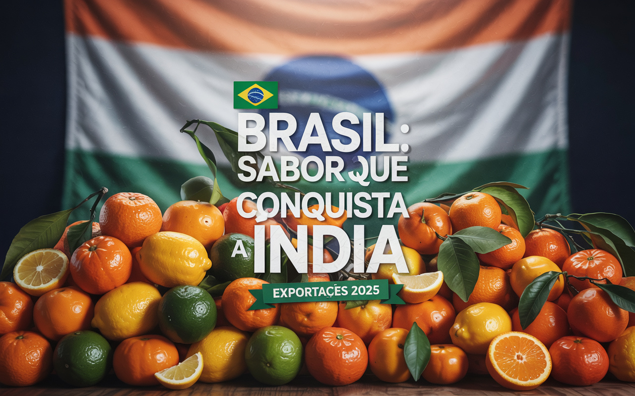 Brasil conquista acesso inédito a um novo mercado em 2025: Índia abre mercado para laranjas, limões e tangerinas nacionais — exportações podem render milhões no maior país consumidor do planeta