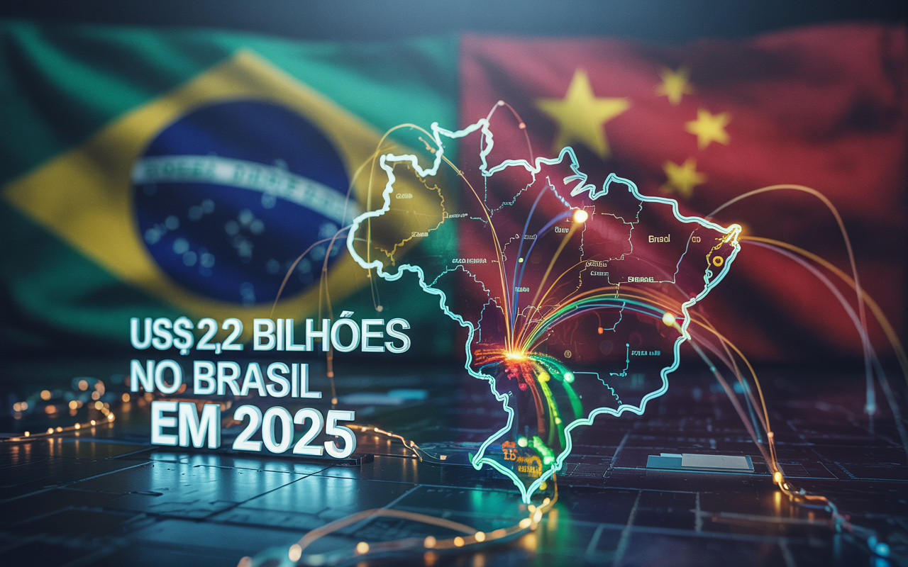 China investe US$ 2,2 bilhões no Brasil em 2025 e faz do país o segundo maior destino global de aportes — ‘guerra tarifária’ com EUA abre espaço estratégico para novos bilhões