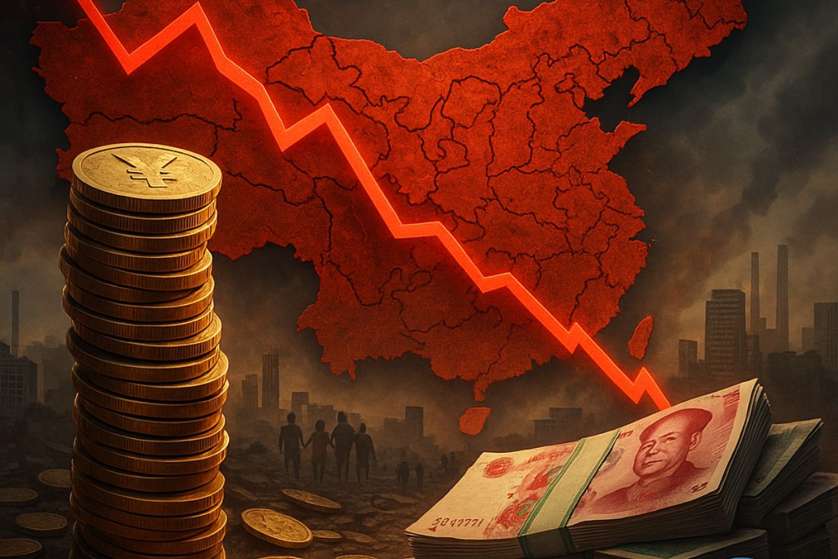 Com dívida acima de 300% do PIB e consumo doméstico em apenas 39%, a economia da China entra em risco estrutural