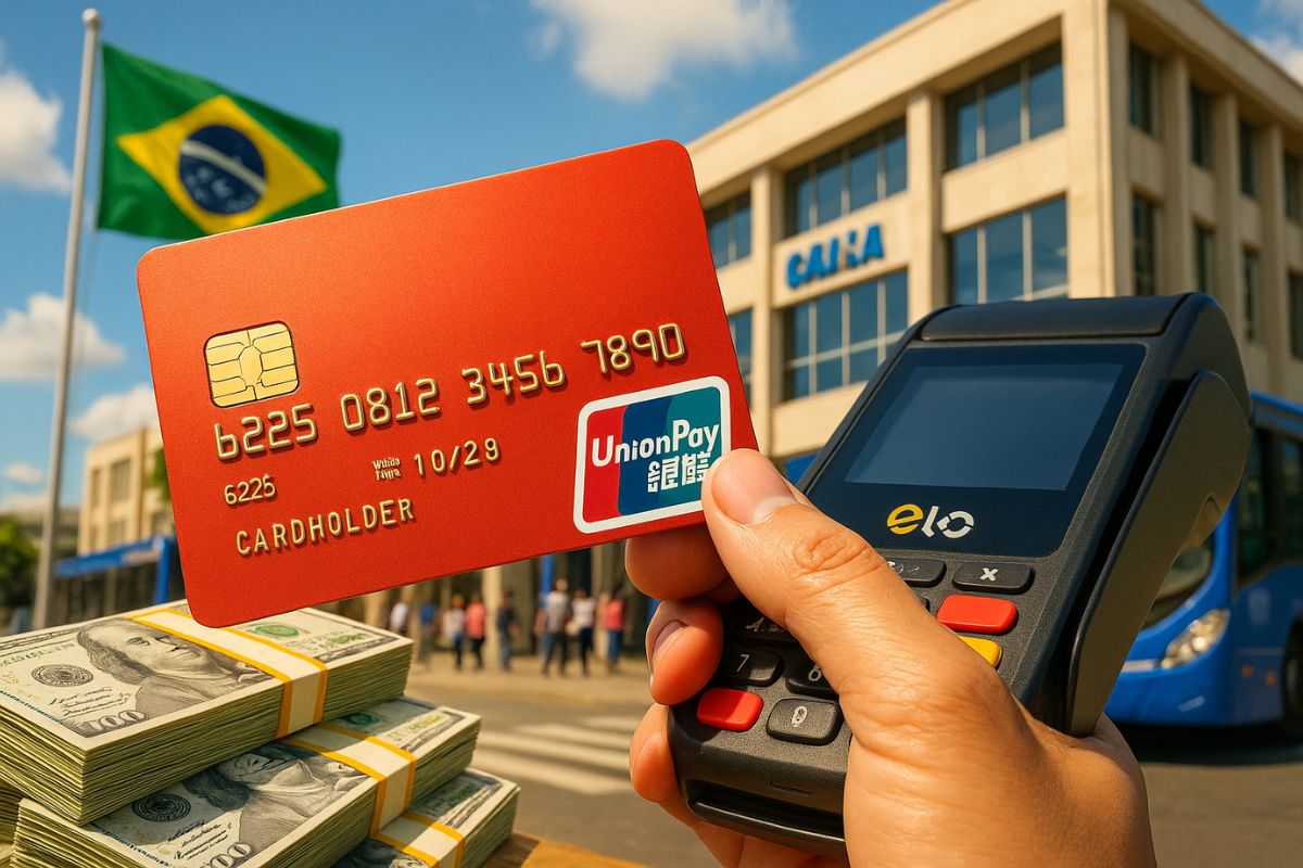 Cartão da China estreia no Brasil e pode derrubar taxas cobradas por concorrentes em até 30%
