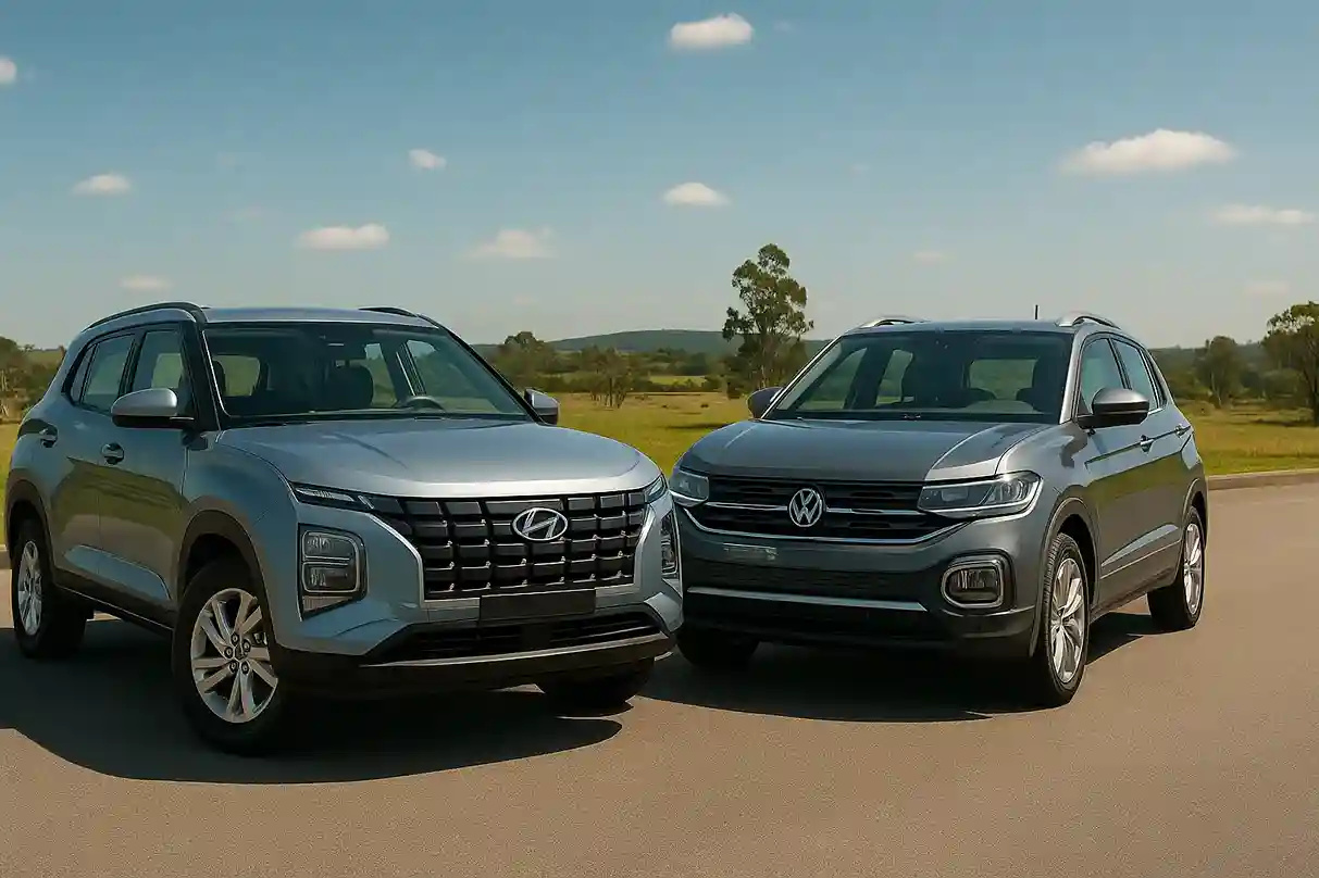 Consumo de combustível - Duelo entre Hyundai Creta 2025 e VW T-Cross 2025