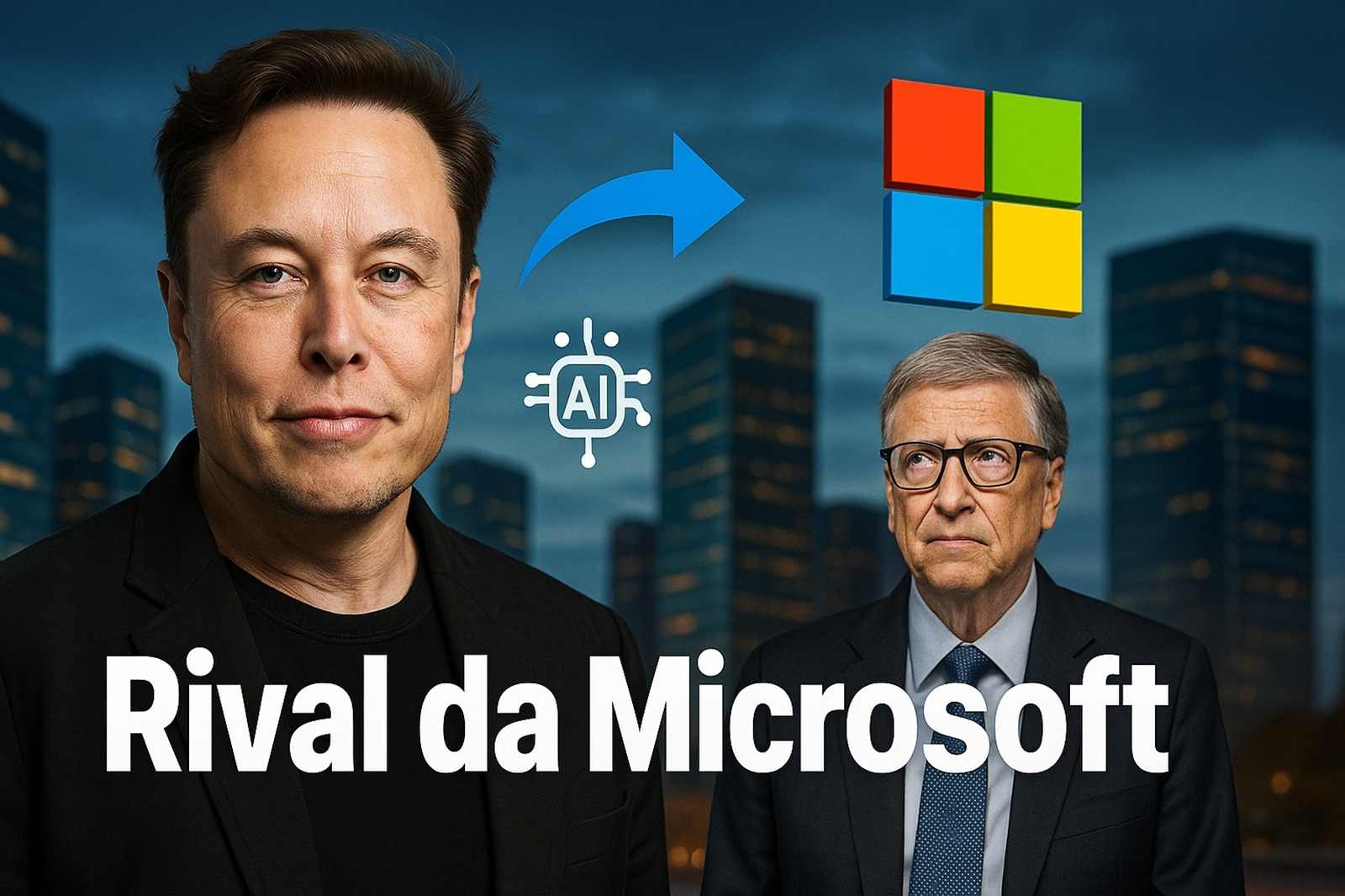 Elon Musk lança uma nova empresa para desafiar Bill Gates: startup de IA para desafiar a Microsoft