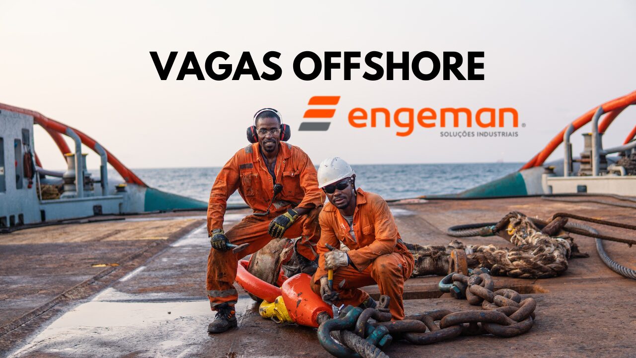 A Engeman abriu vagas offshore em Macaé e Paracuru para diferentes funções técnicas e operacionais. Contratação CLT, benefícios e escala 14x14. Confira detalhes e saiba como se inscrever.