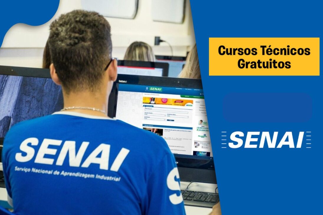Estude no SENAI de graça com direito a certificado imediato: dezenas de ...