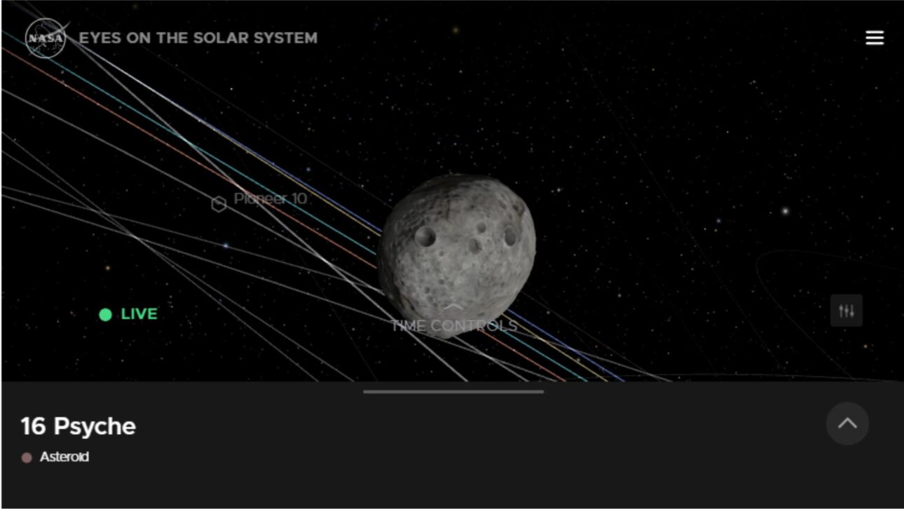 Nasa monitora asteroide 16 Psique, cuja riqueza mineral supera a economia global e pode revolucionar a mineração espacial. Saiba mais.