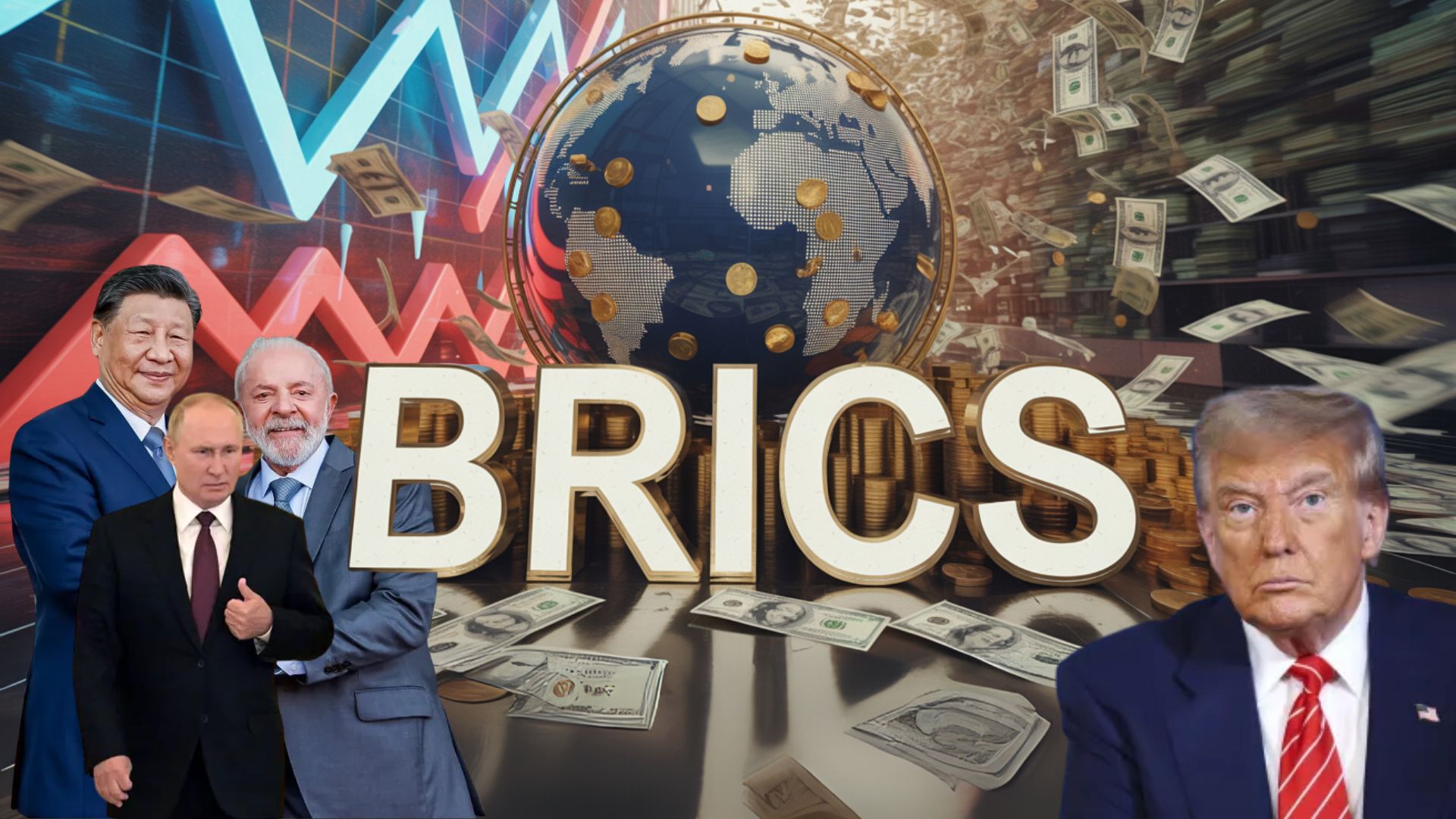Brics expande influência, ameaça dólar e enfrenta tarifas de Trump. Lula reage, e tensão comercial com EUA ganha novo capítulo.