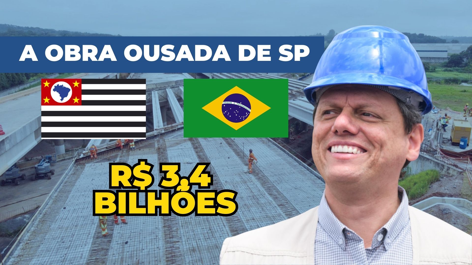 Rodoanel Norte terá 107 viadutos, 7 túneis e R$ 3,4 bilhões em investimentos, prometendo retirar 84 mil veículos da Marginal Tietê.