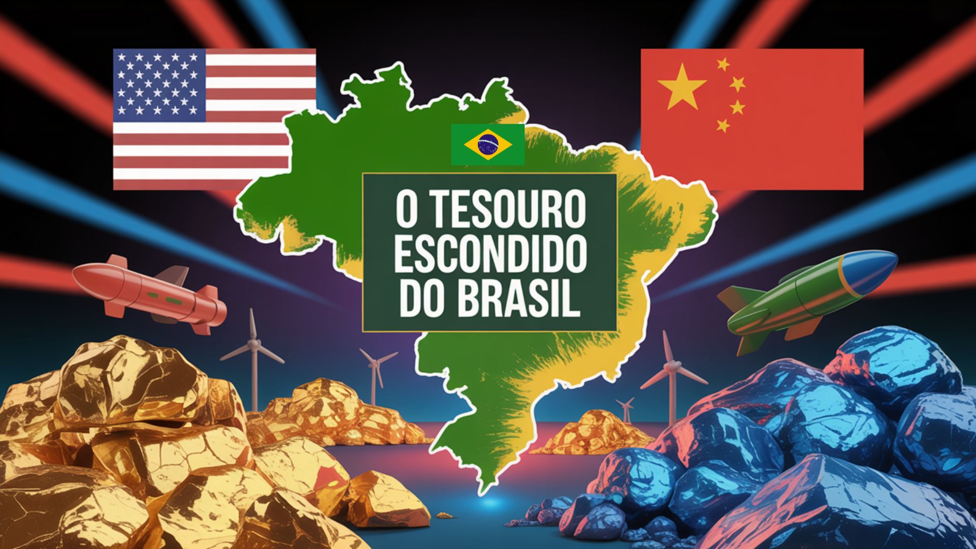 Brasil tem 21 milhões de toneladas de terras raras. Tarifa de Trump freou parceria com EUA e fortaleceu disputa global com a China.