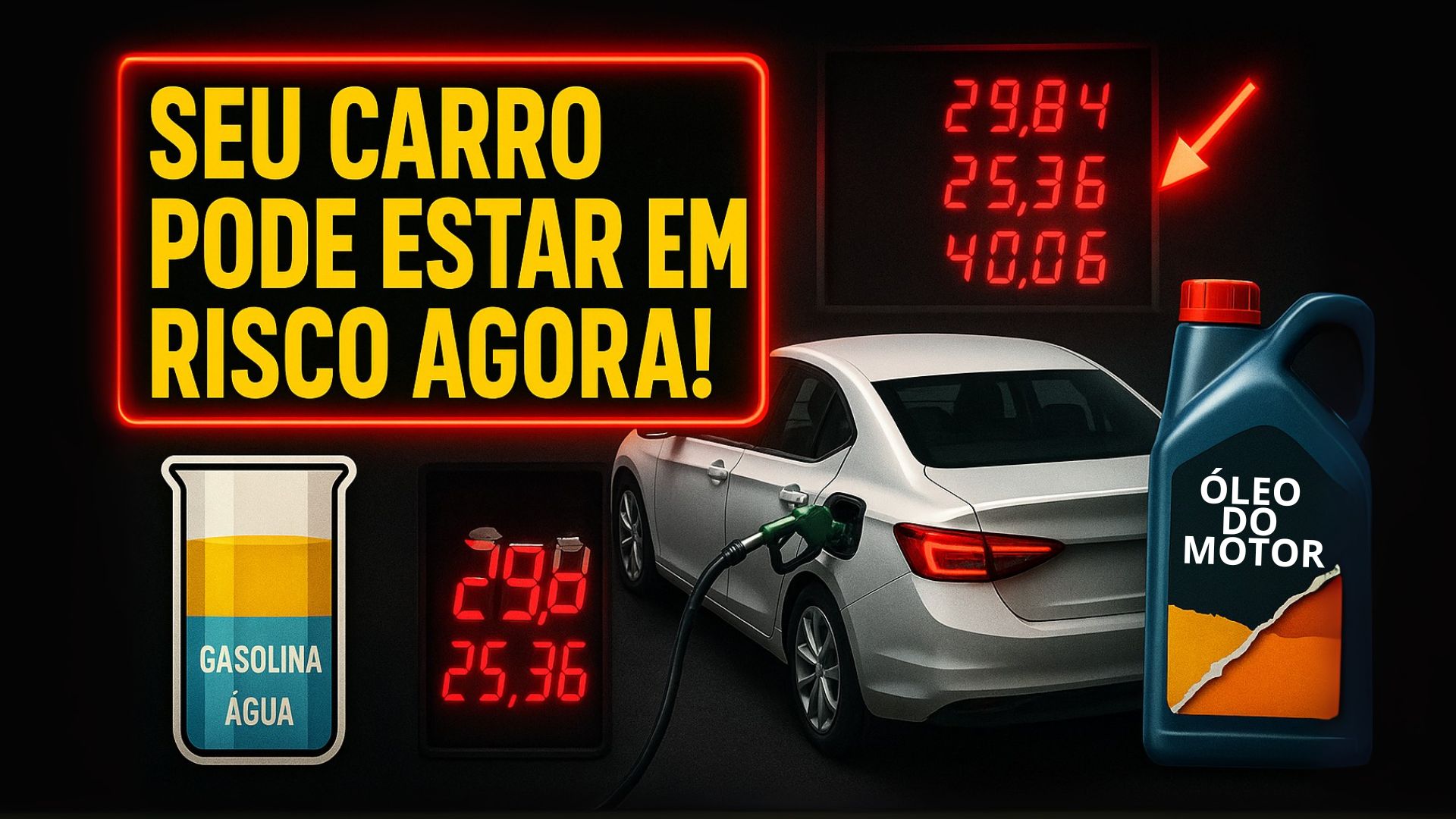 Fraudes em postos vão além da gasolina adulterada. Veja como identificar golpes com bombas, etanol, óleo falsificado e proteger seu carro.